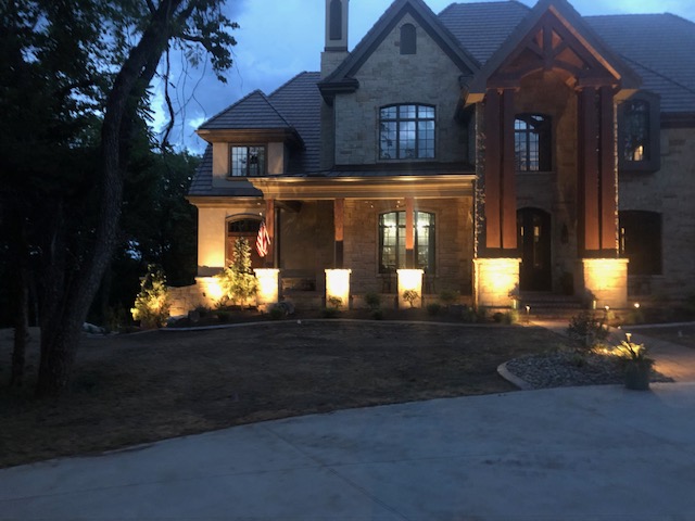 Kohler Outdoor outdoor lighting enhanced home brings safety.