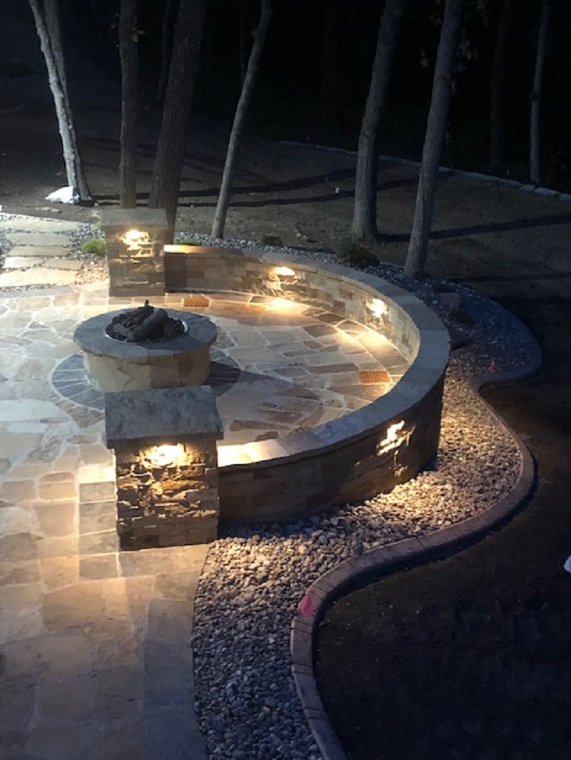 Patio And Fire Pit Installation Accentuates Your Outdoor Living Experience Kohler Outdoor